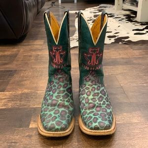 Tin Haul “Electric Kitty” Boots size 7